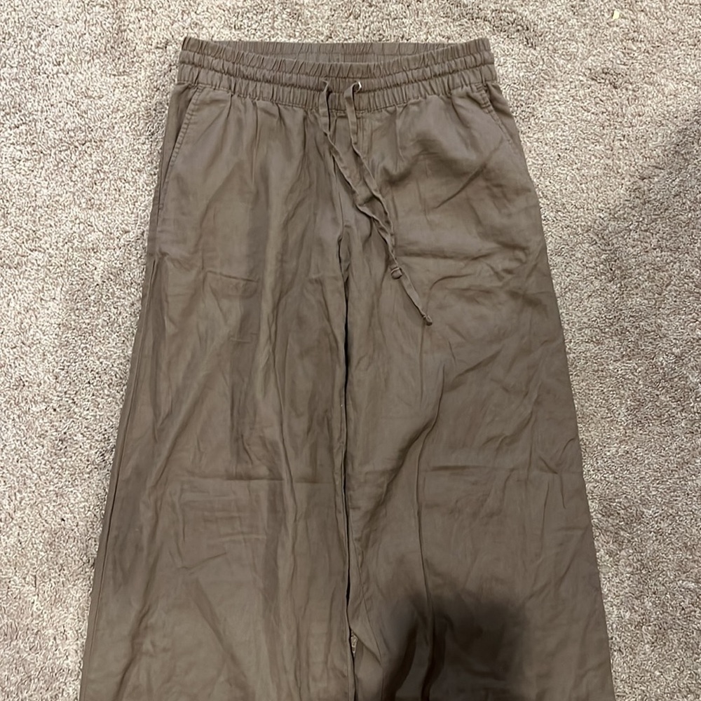 Flowy Linen Dress Pants